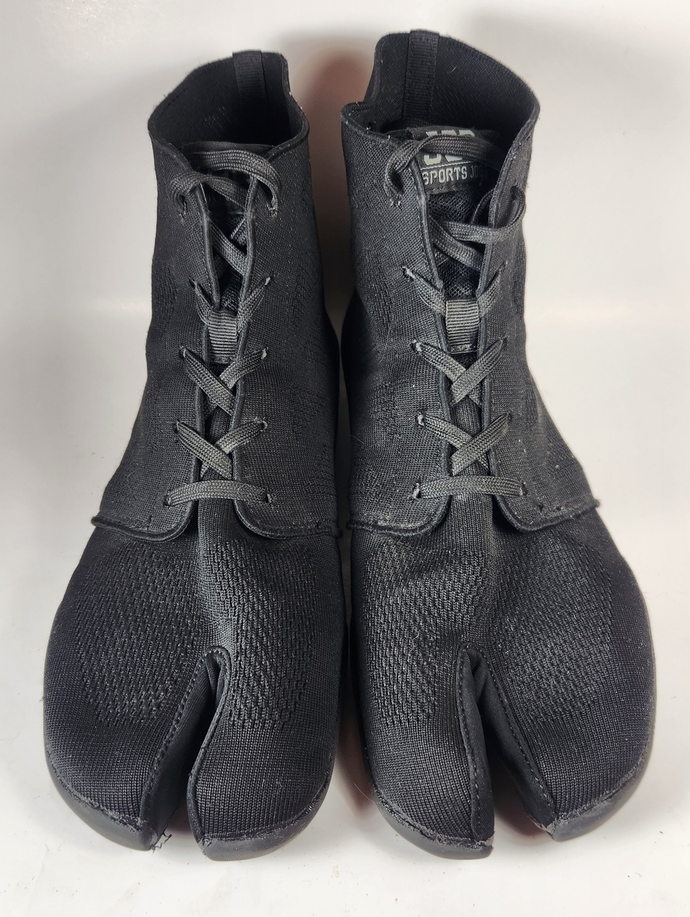 MARUGO Sports Jog Shoe 28 Black Minimalist Barefoot Split Toe Japan Sneaker - Picture 5 of 12